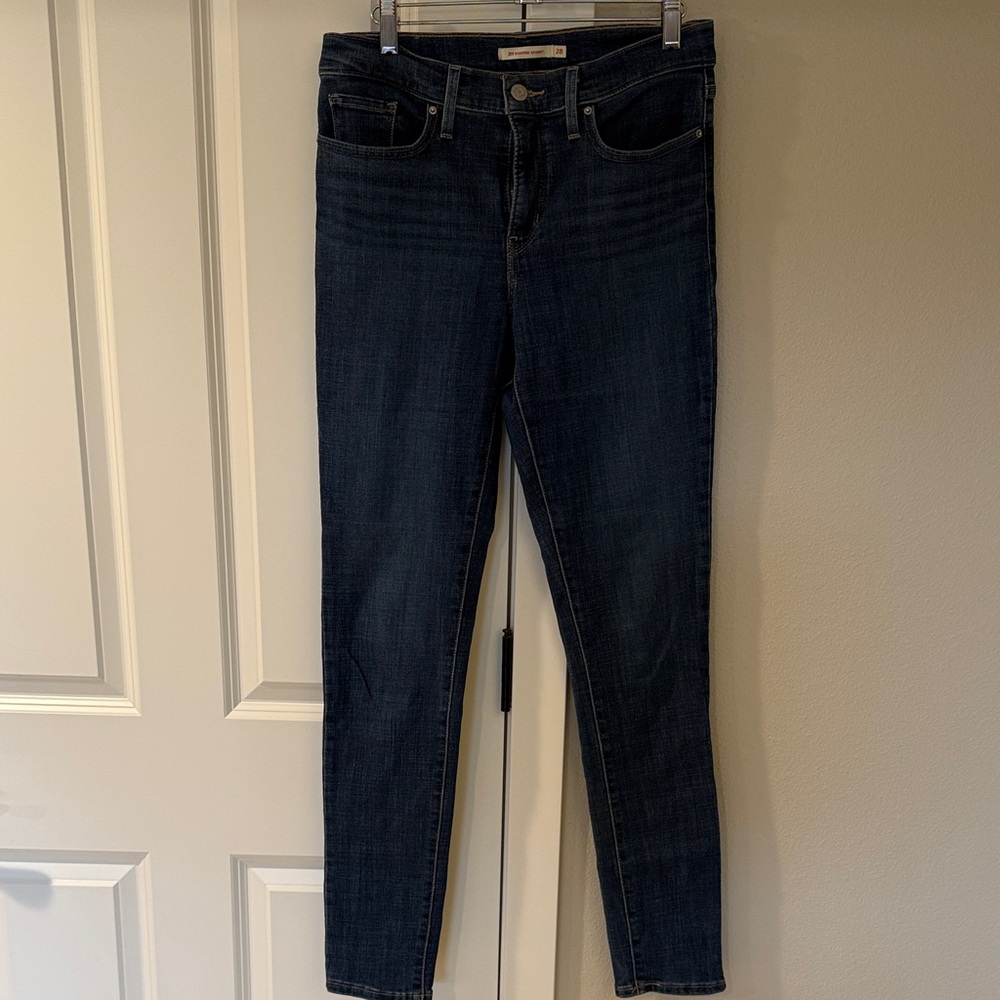Levi’s 311 Shaping Skinny Blue Jeans in Tall